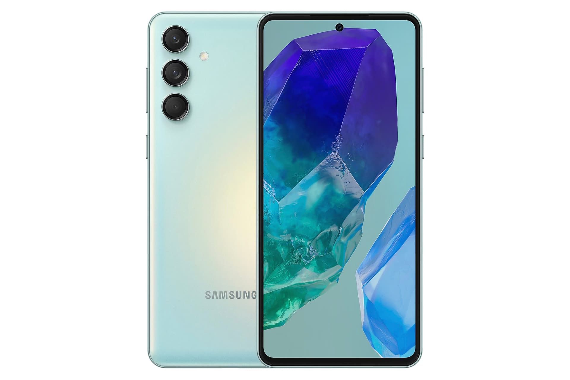 گلکسی M55 سامسونگ مدل سبز روشن