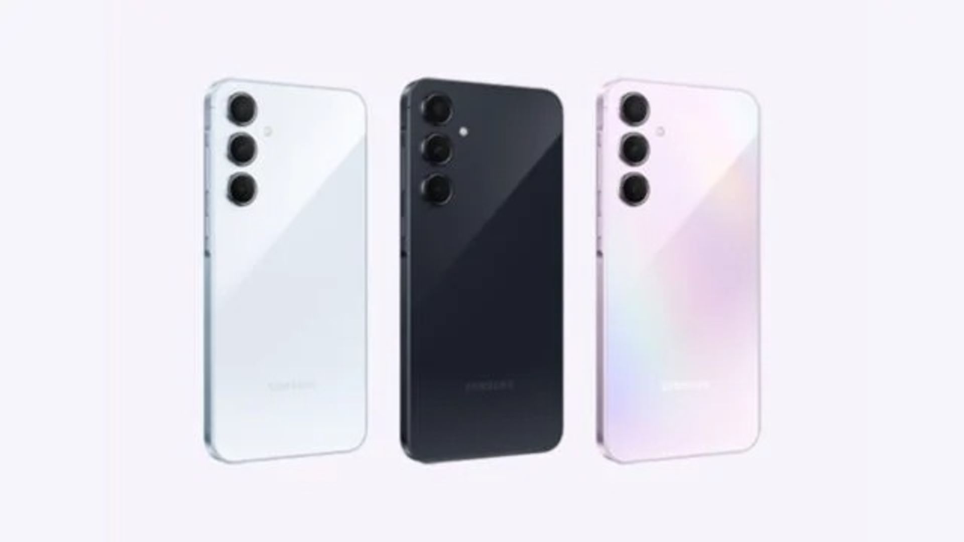 سه عدد گلکسی کوانتوم ۵ در کنار هم