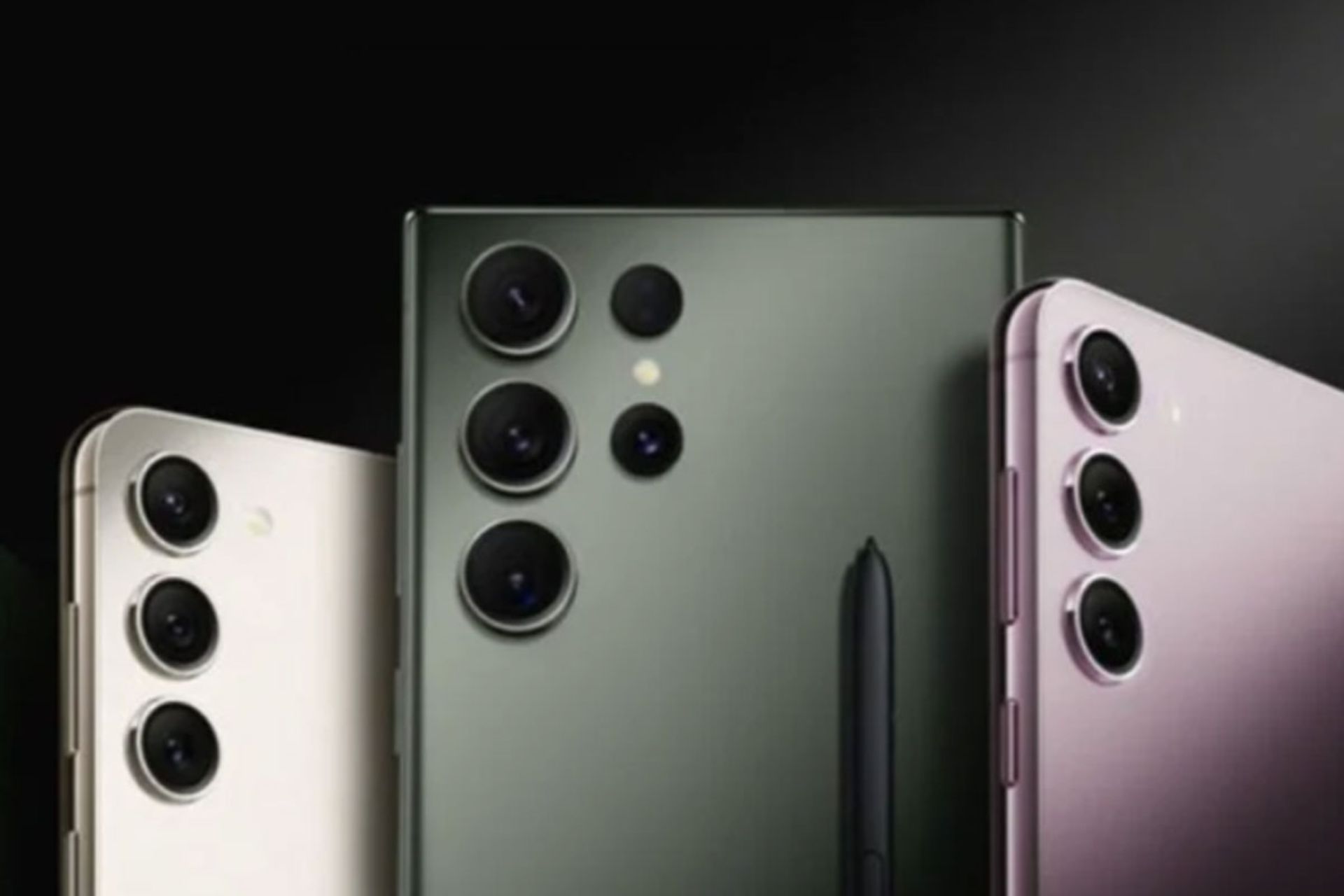 مدل‌های سری Galaxy S23 در یک قاب