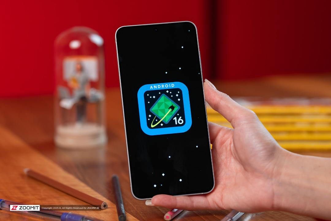 Android 16 در صفحه گوشی