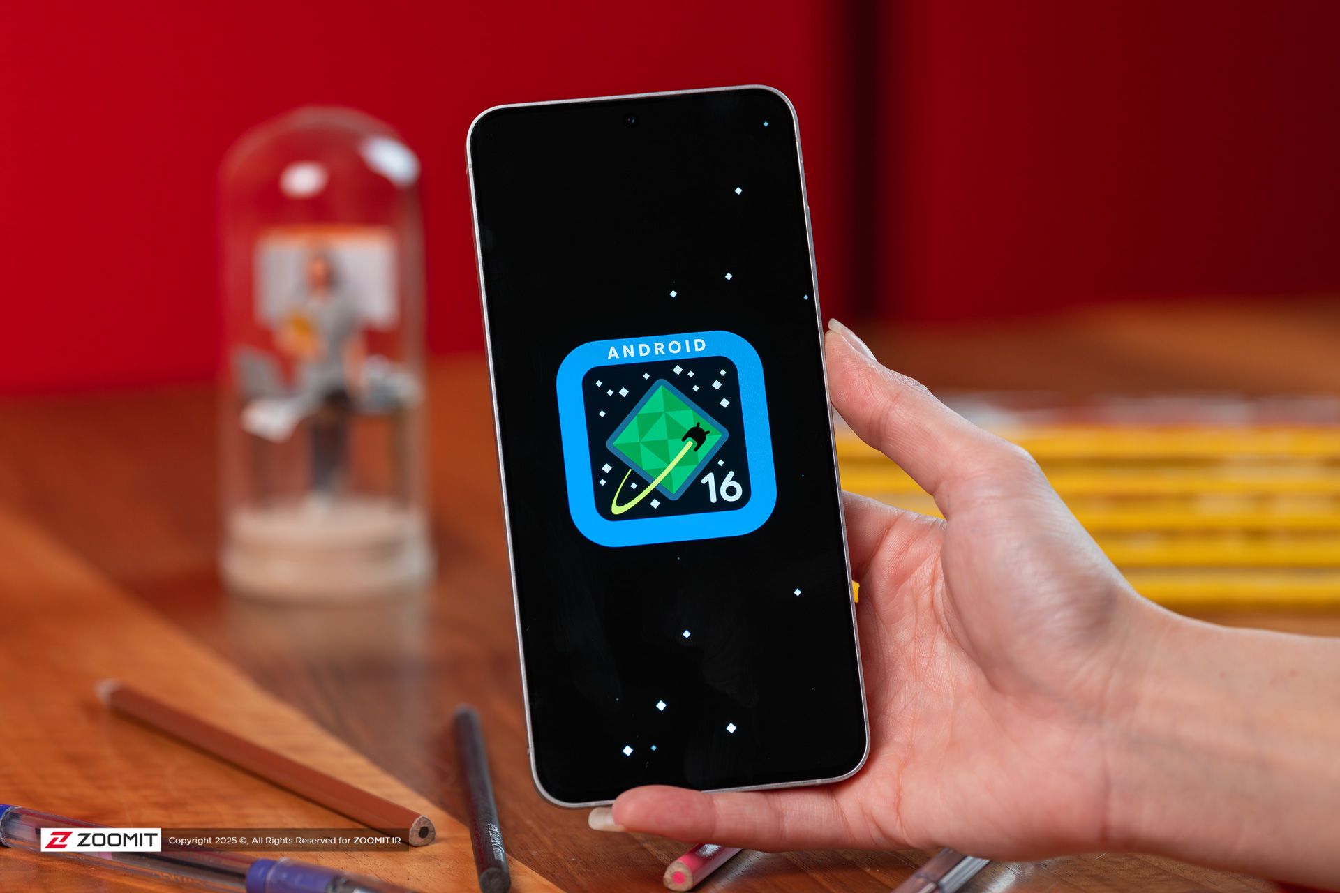 Android 16 در صفحه گوشی
