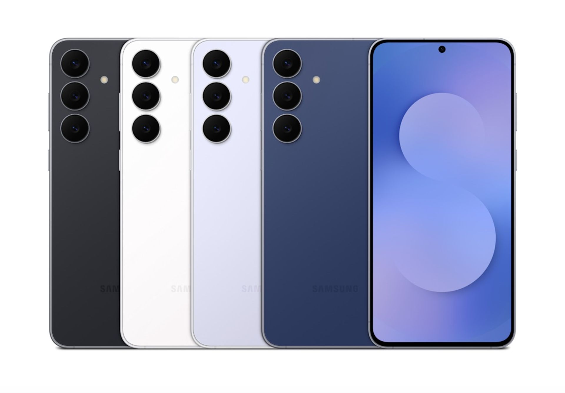 رنگ‌بندی و نمای جلو و عقب گوشی گلکسی S25 FE