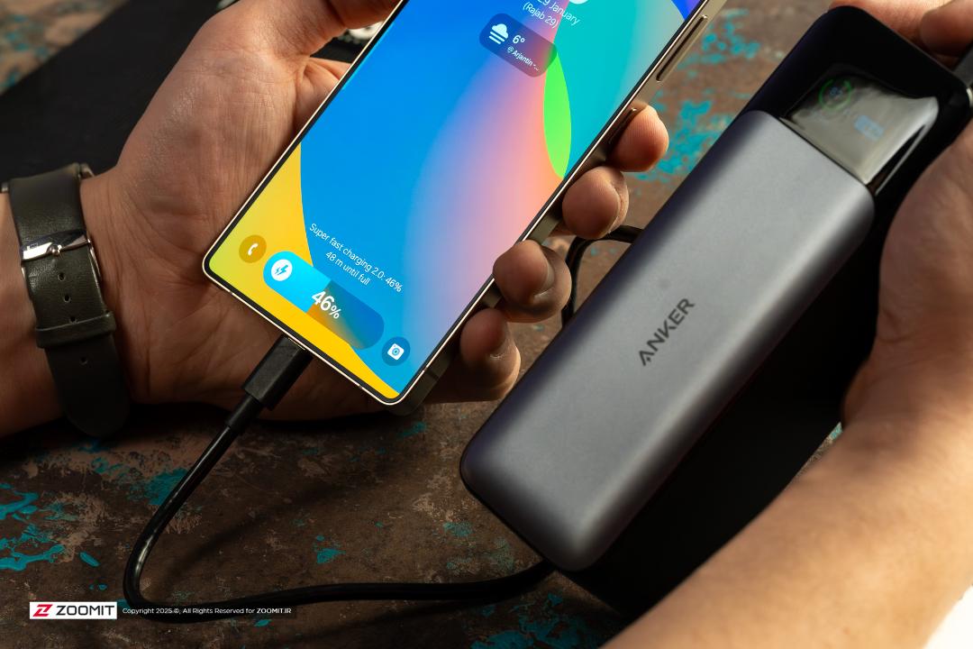گلکسی S25 اولترا / Galaxy S25 Ultra حین شارژ شدن