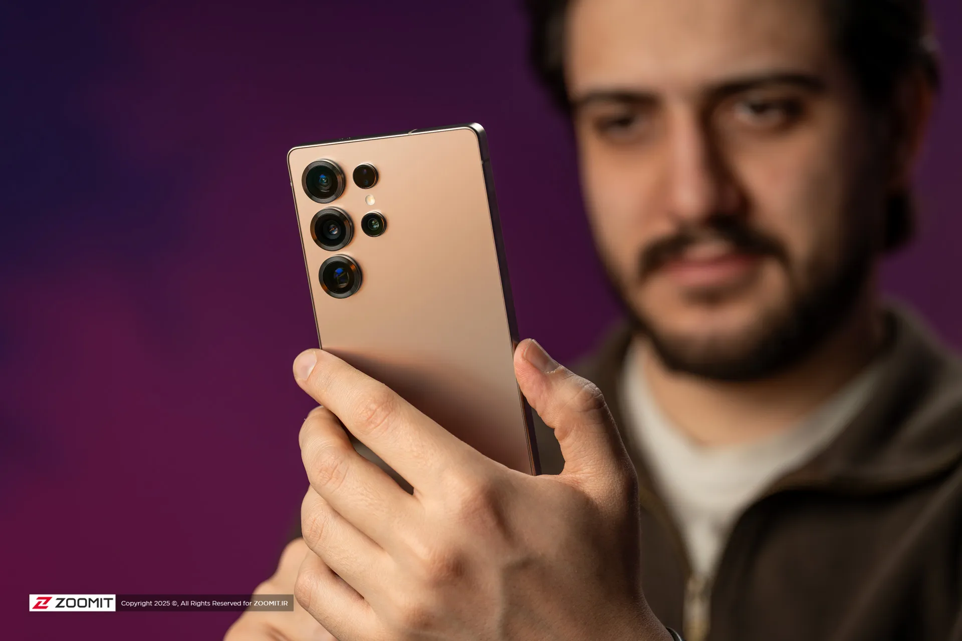 استفاده از گلکسی S25 اولترا / Galaxy S25 Ultra در دست