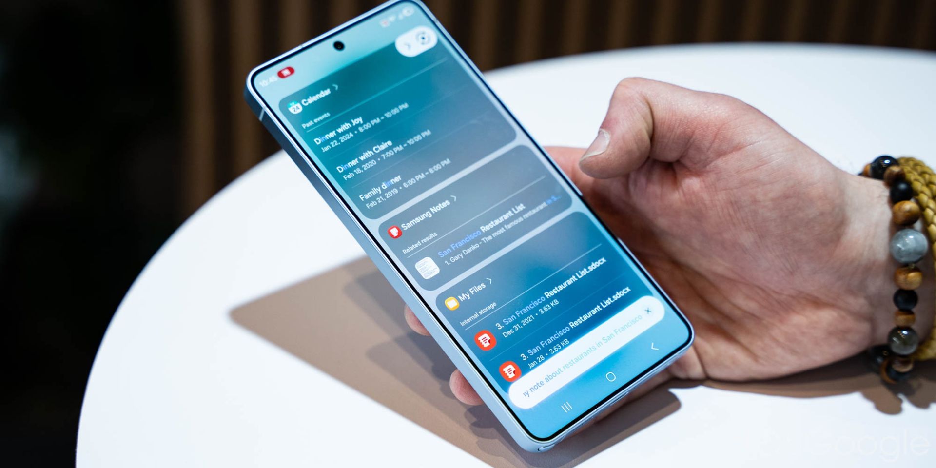 ویژگی فایندر در نمایشگر گلکسی S26 اولترا