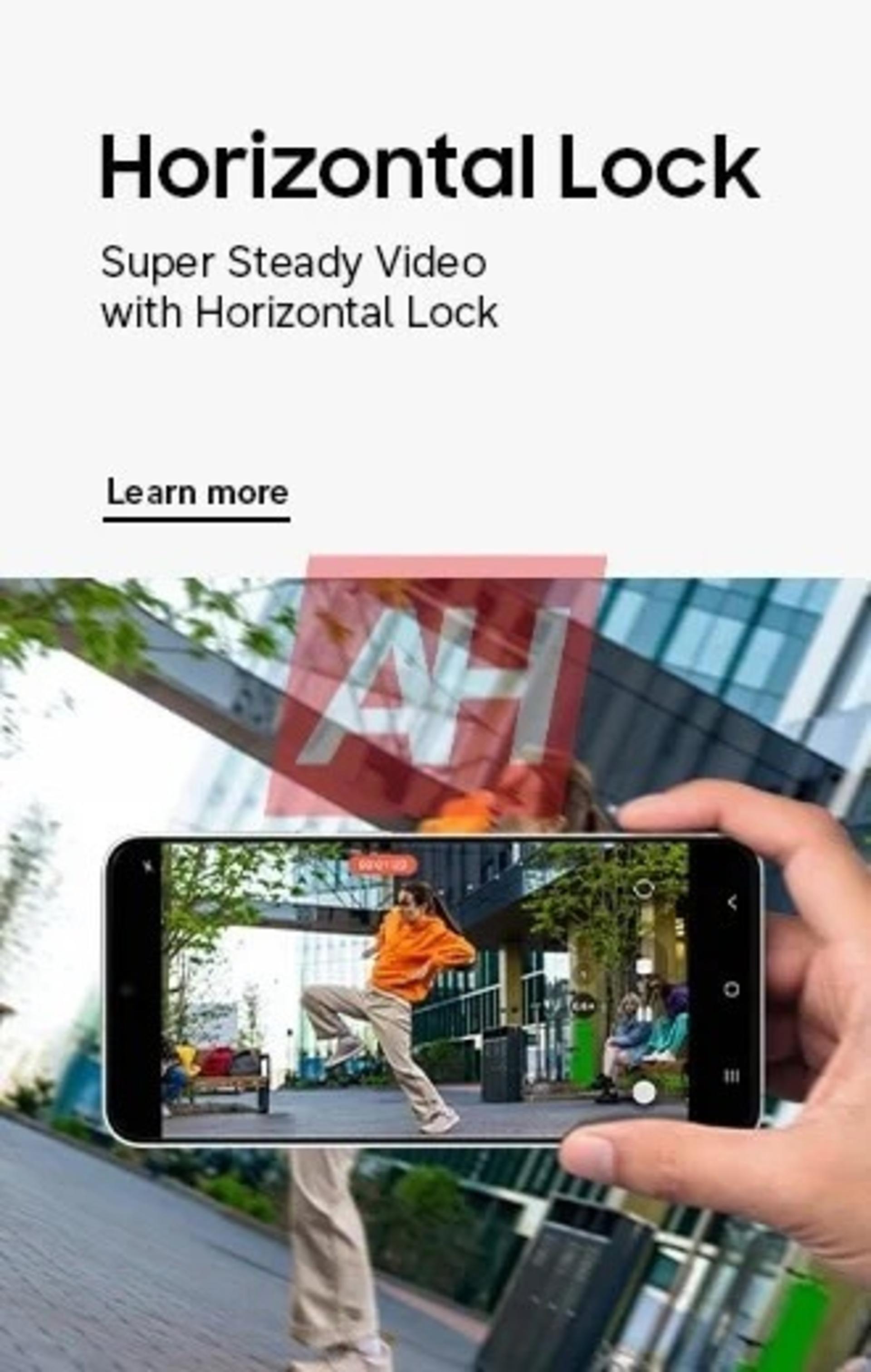 قابلیت Horizontal Lock در گوشی گلکسی اس ۲۶ (Galaxy S26) برای ثبت ویدیو بدون لرزش