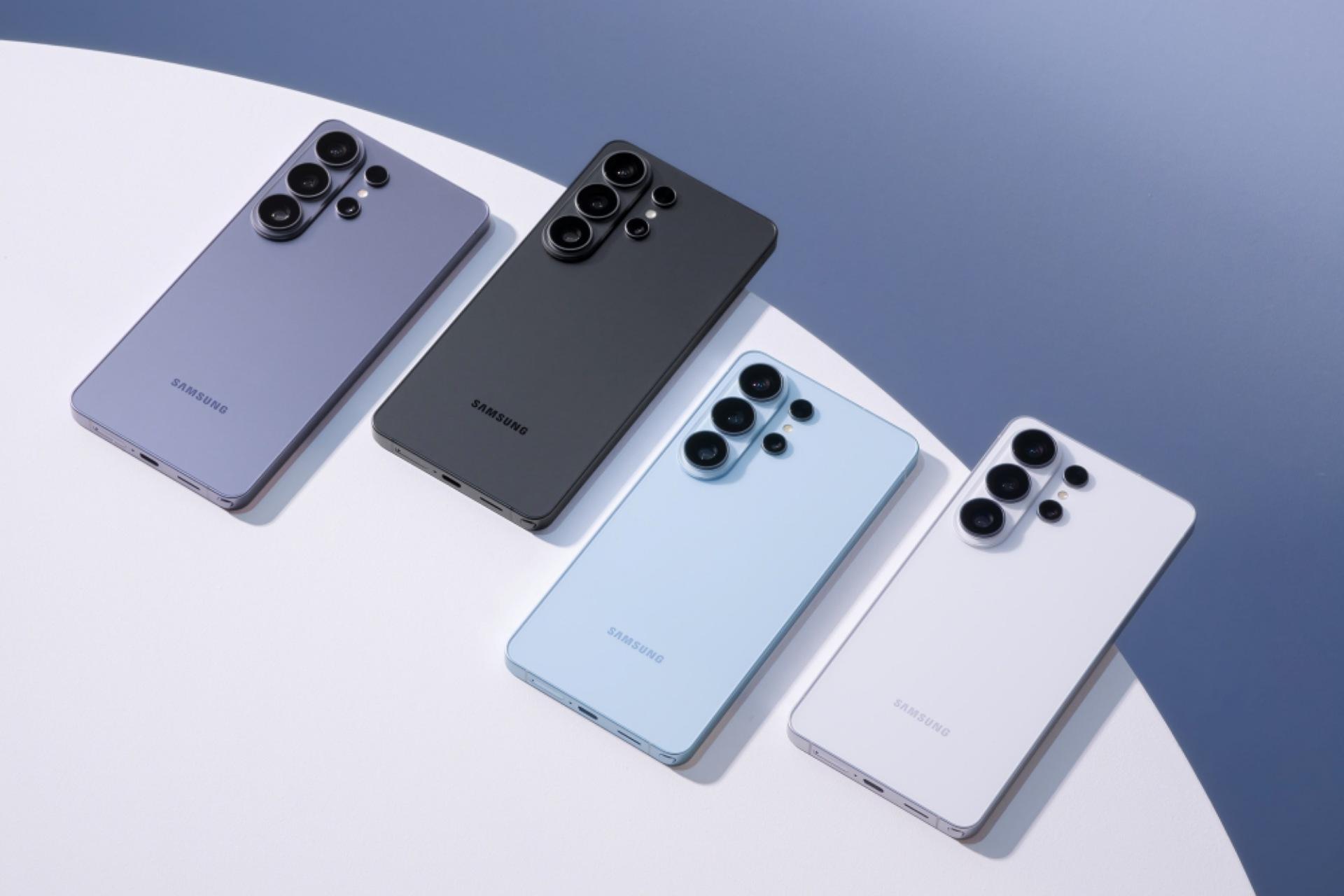 گلکسی S26 اولترا در چهار رنگ مختلف