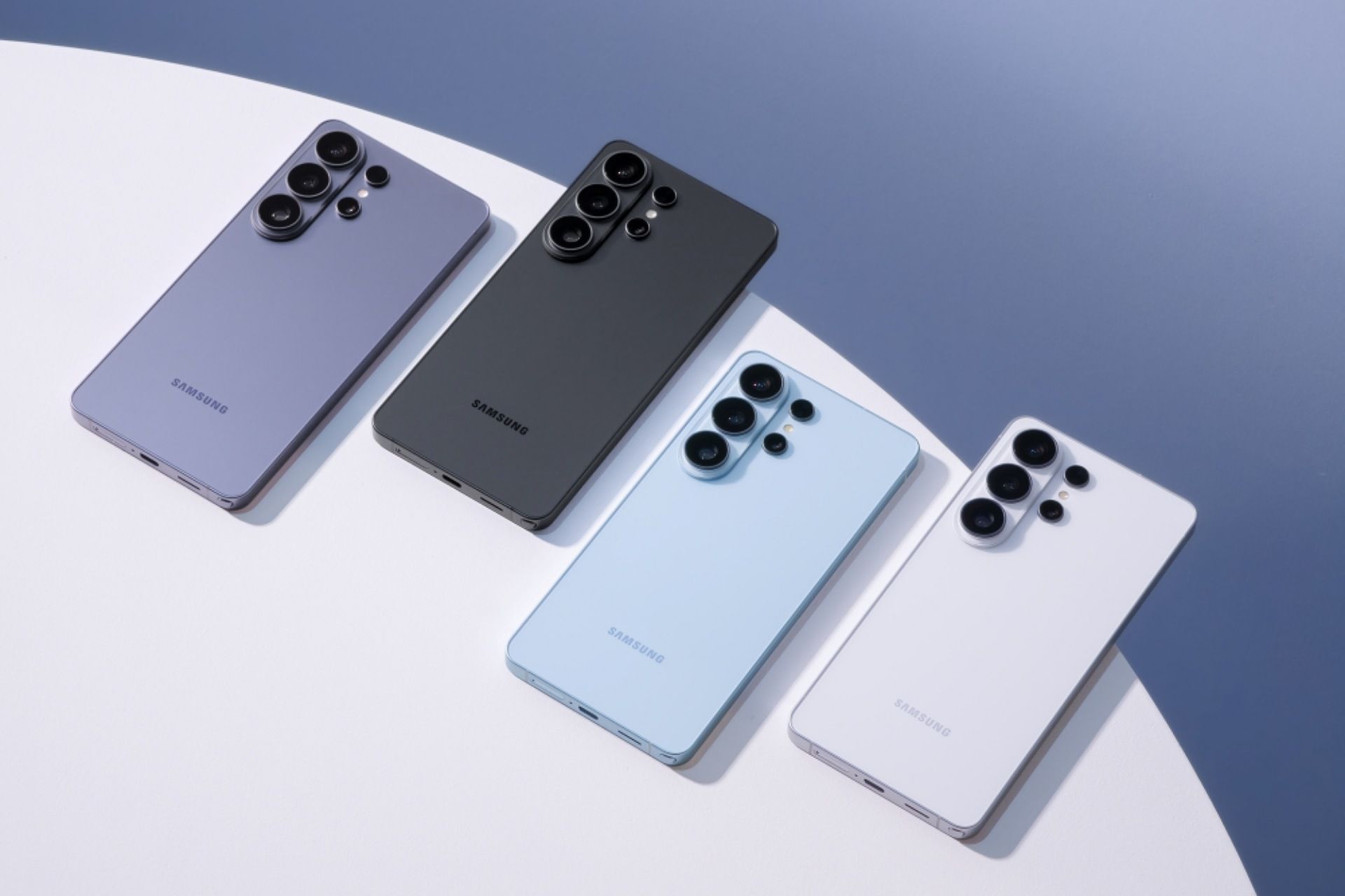 گلکسی S26 اولترا در چهار رنگ مختلف