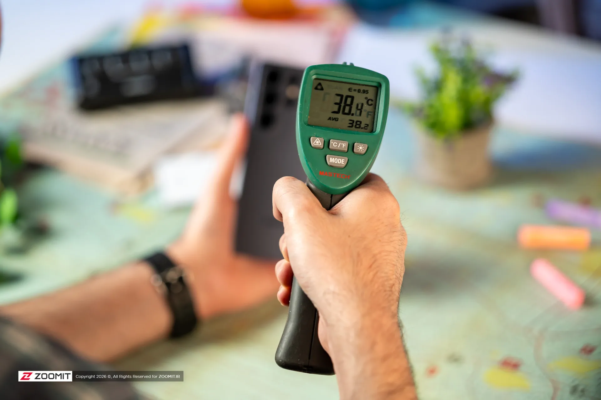 دمای بدنه گلکسی S26 اولترا سامسونگ