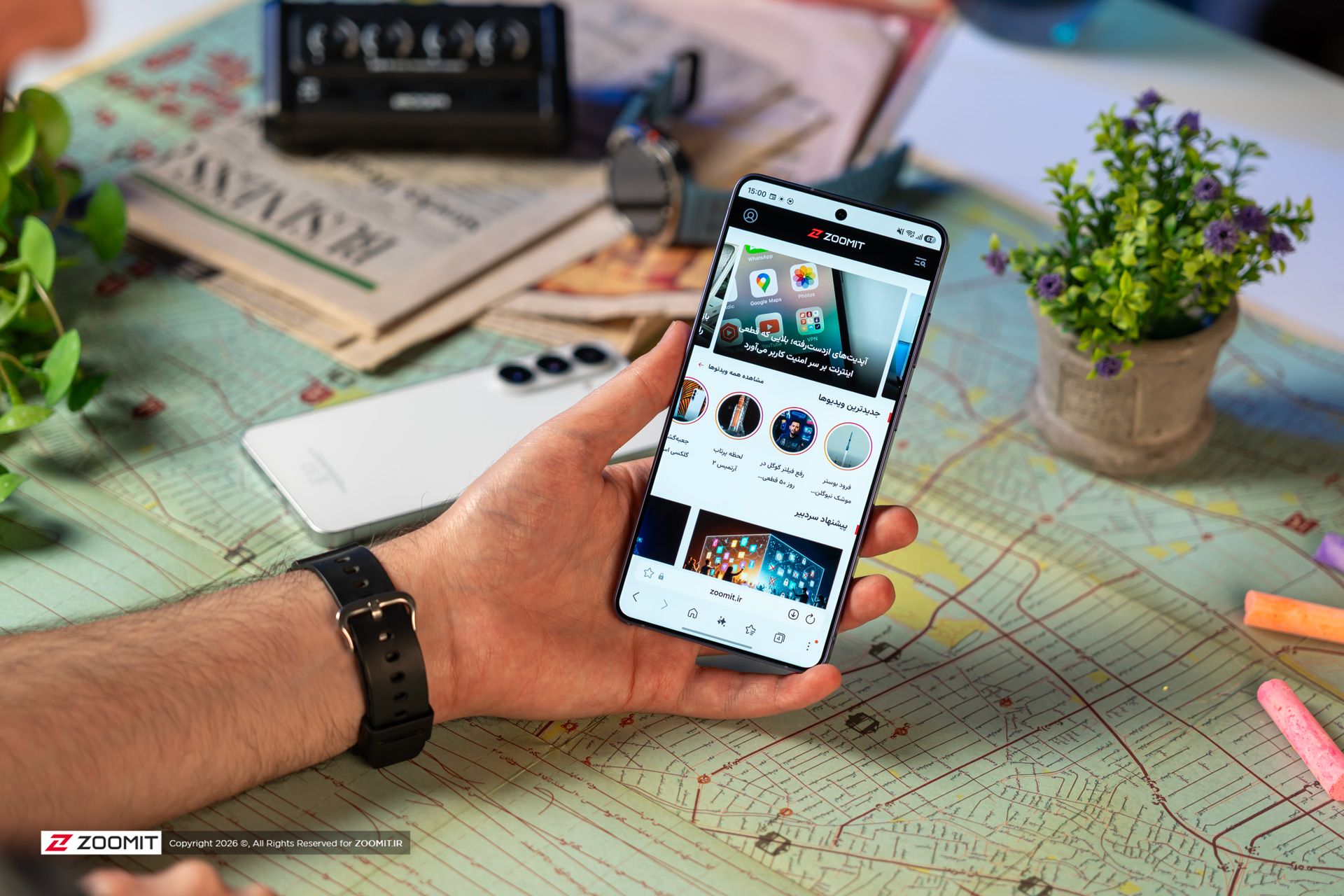 زومیت گردی روی گلکسی S26 اولترا سامسونگ