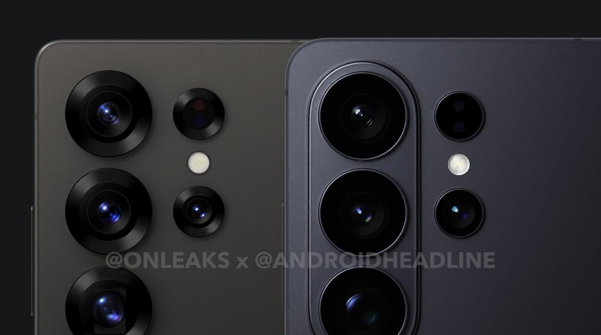 طراحی دوربین گلکسی S26 اولترا در مقایسه با گلکسی S25 اولترا