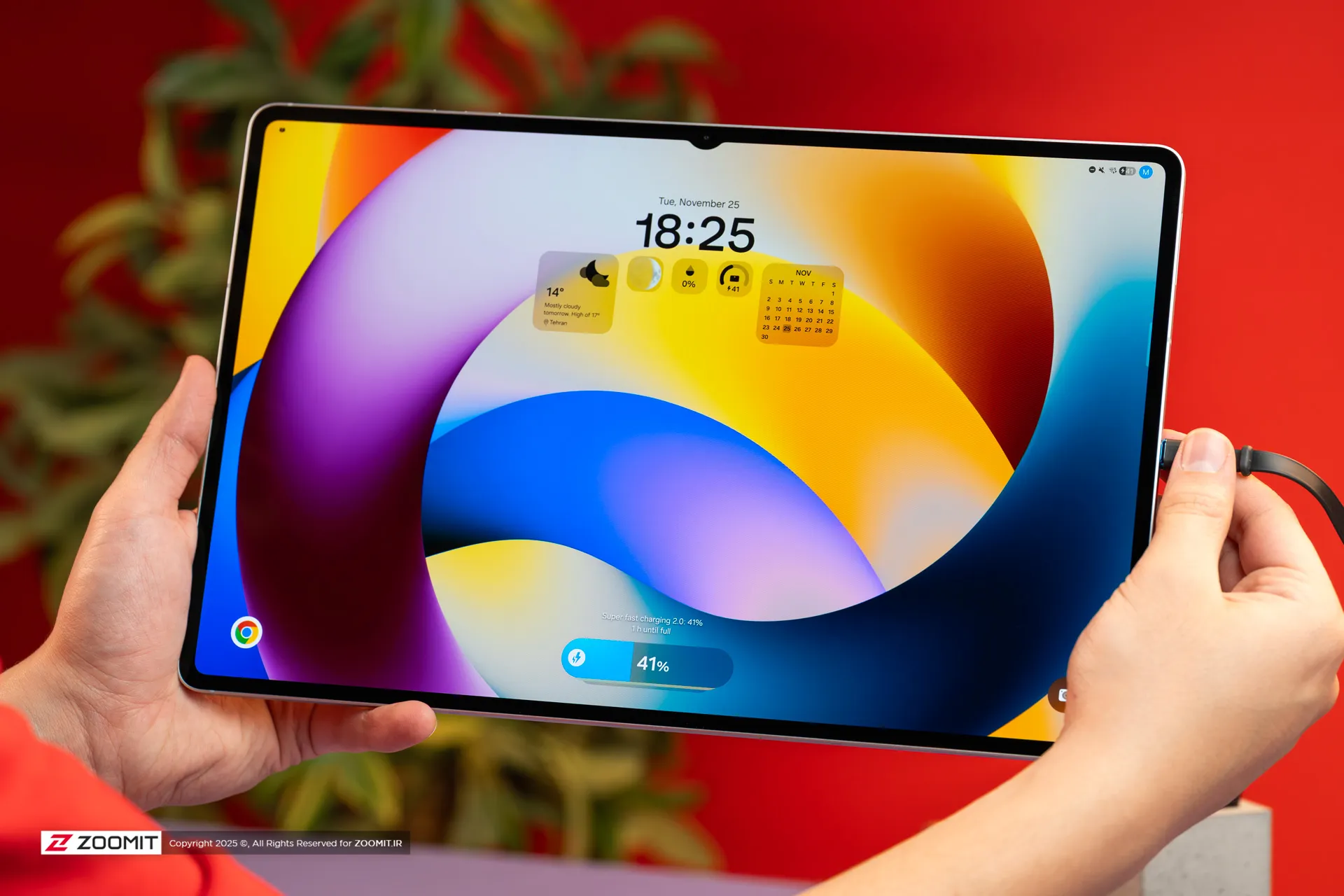 شارژکردن تبلت