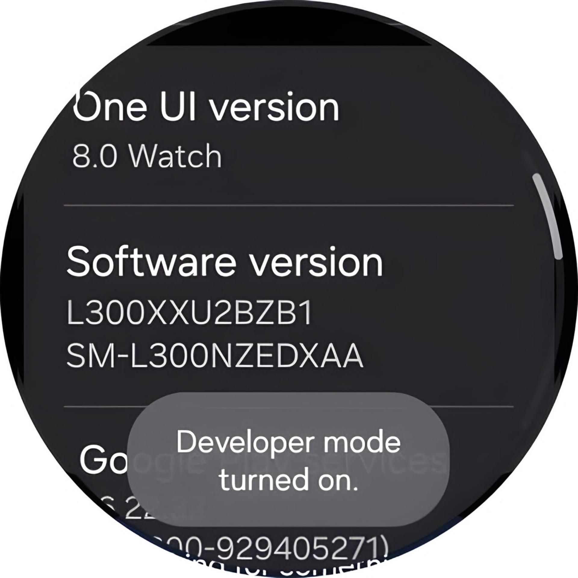 اطلاعات نسخه نرم‌افزار One UI 8.0 در ساعت هوشمند گلکسی واچ (Galaxy Watch)