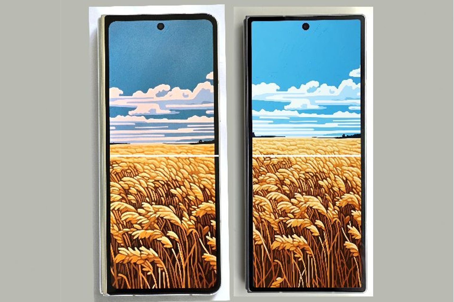 گلکسی زد فولد ۶ در کنار گلکسی زد فولد ۵