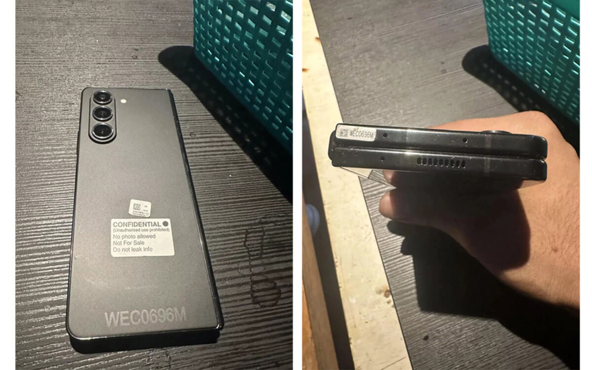 تصویر واقعی گلکسی زد فولد ۵