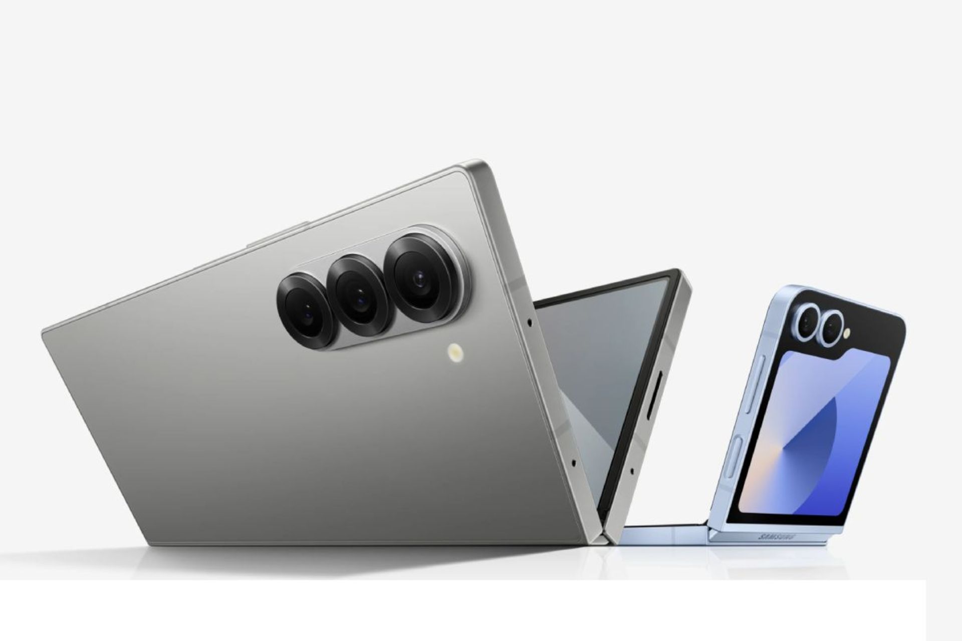 تصویر فاش شده از گلکسی زد فولد ۶ و گلکسی زد فلیپ ۶ سامسونگ