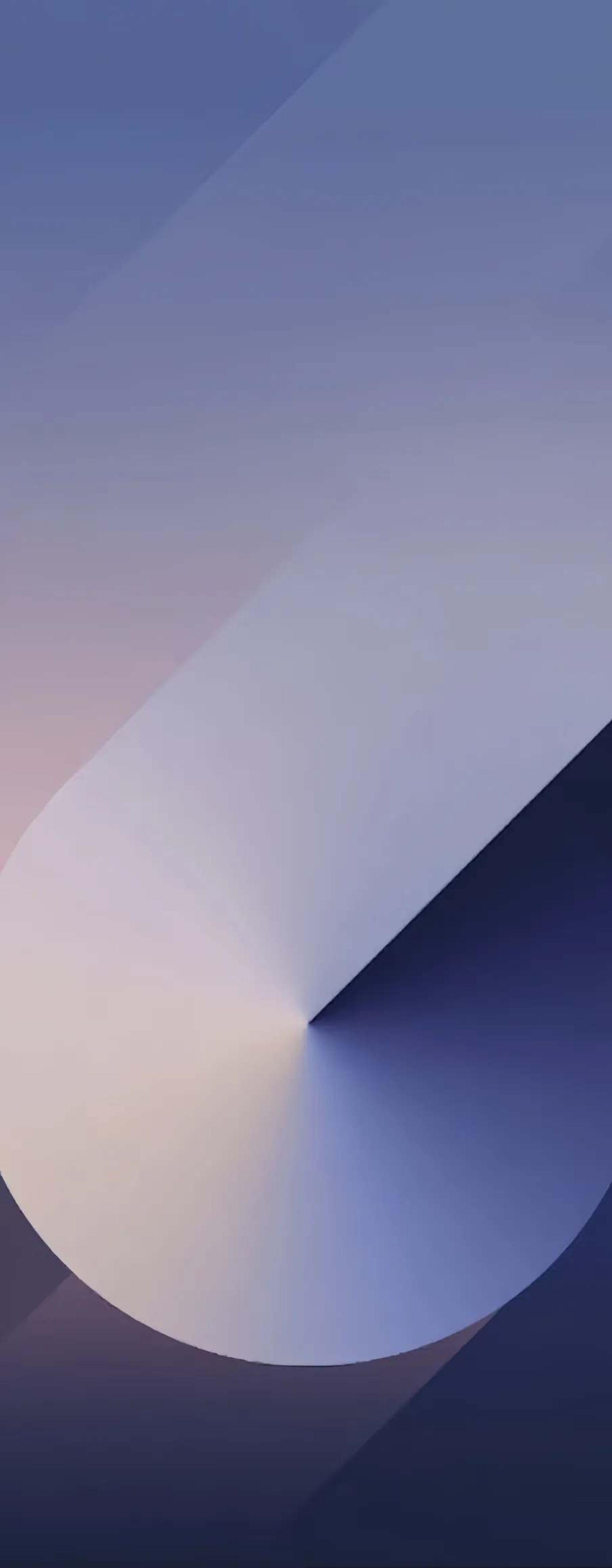 والپیپر گلکسی زد فولد ۶ در حالت بسته به‌رنگ آبی تیره