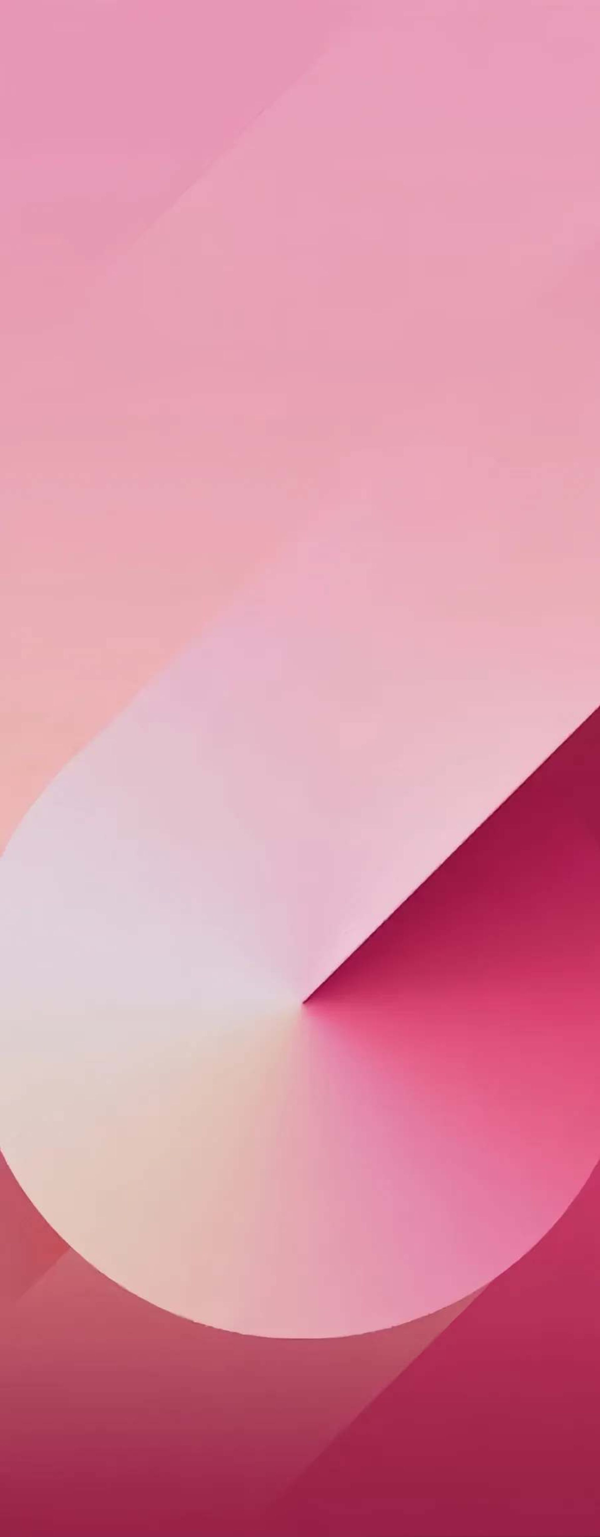 والپیپر گلکسی زد فولد ۶ در حالت بسته به‌رنگ صورتی