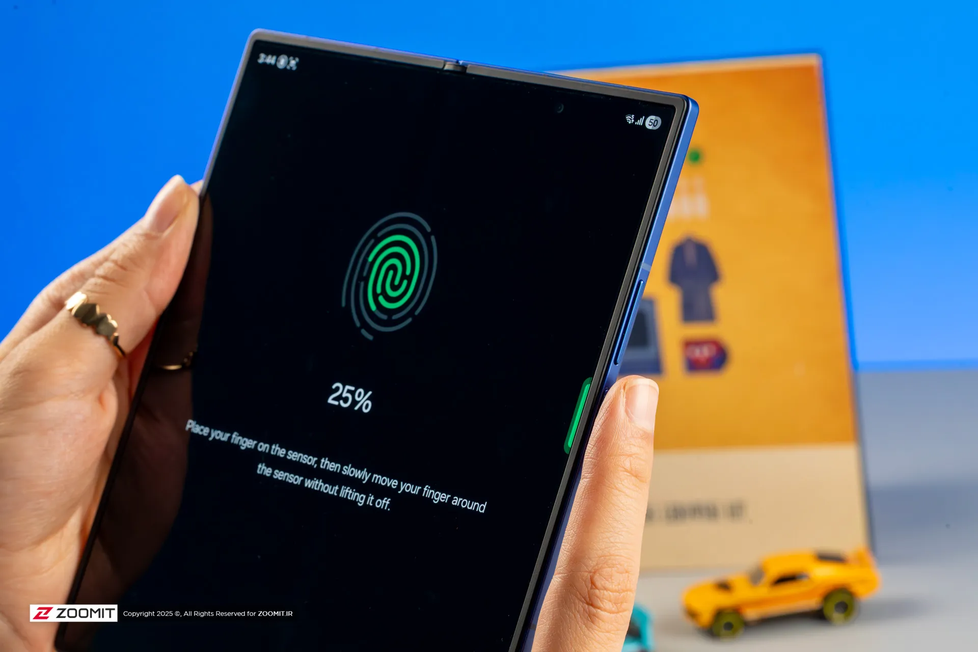 حسگر اثر انگشت Galaxy Z Fold7