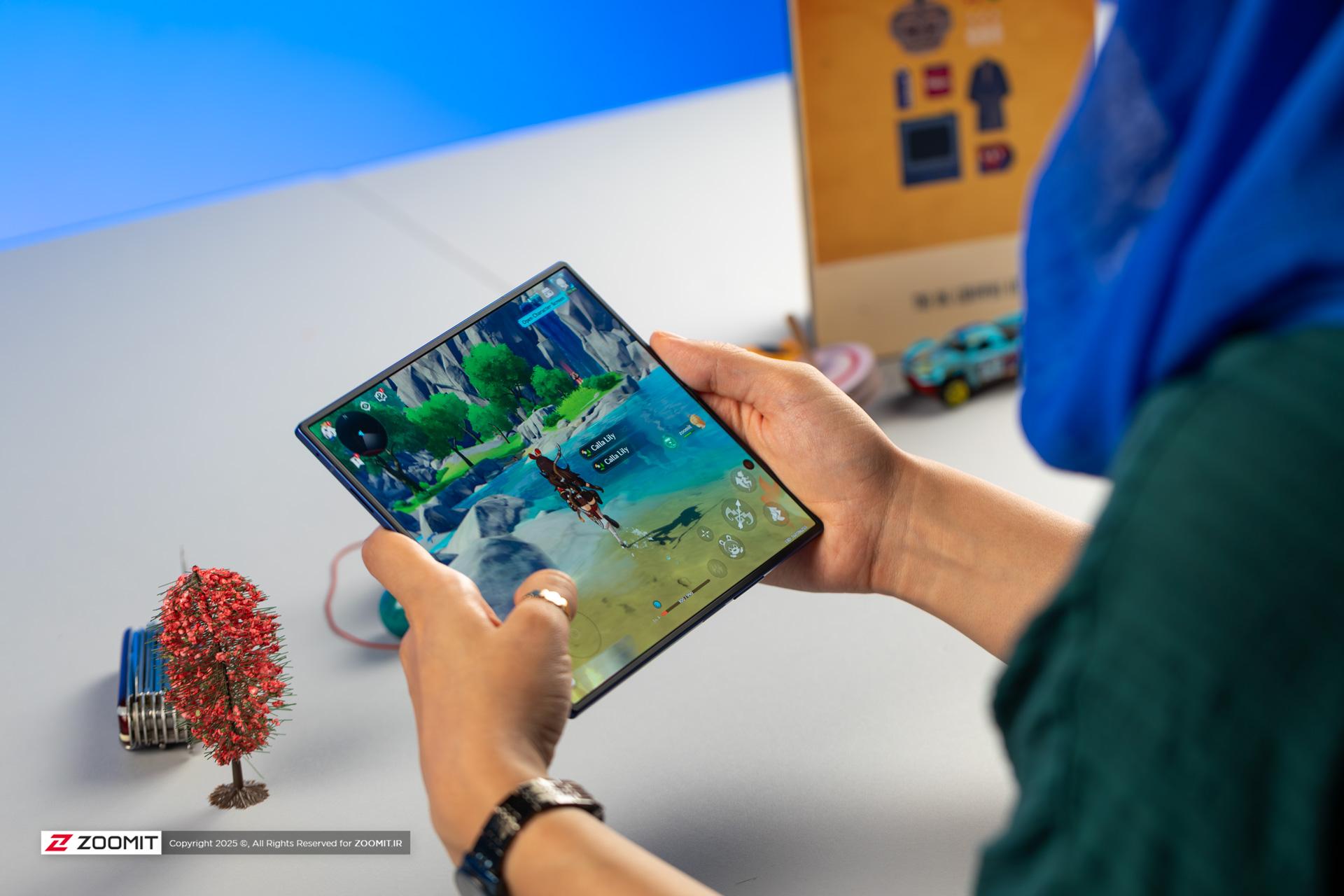 تجربه بازی باGalaxy Z Fold7