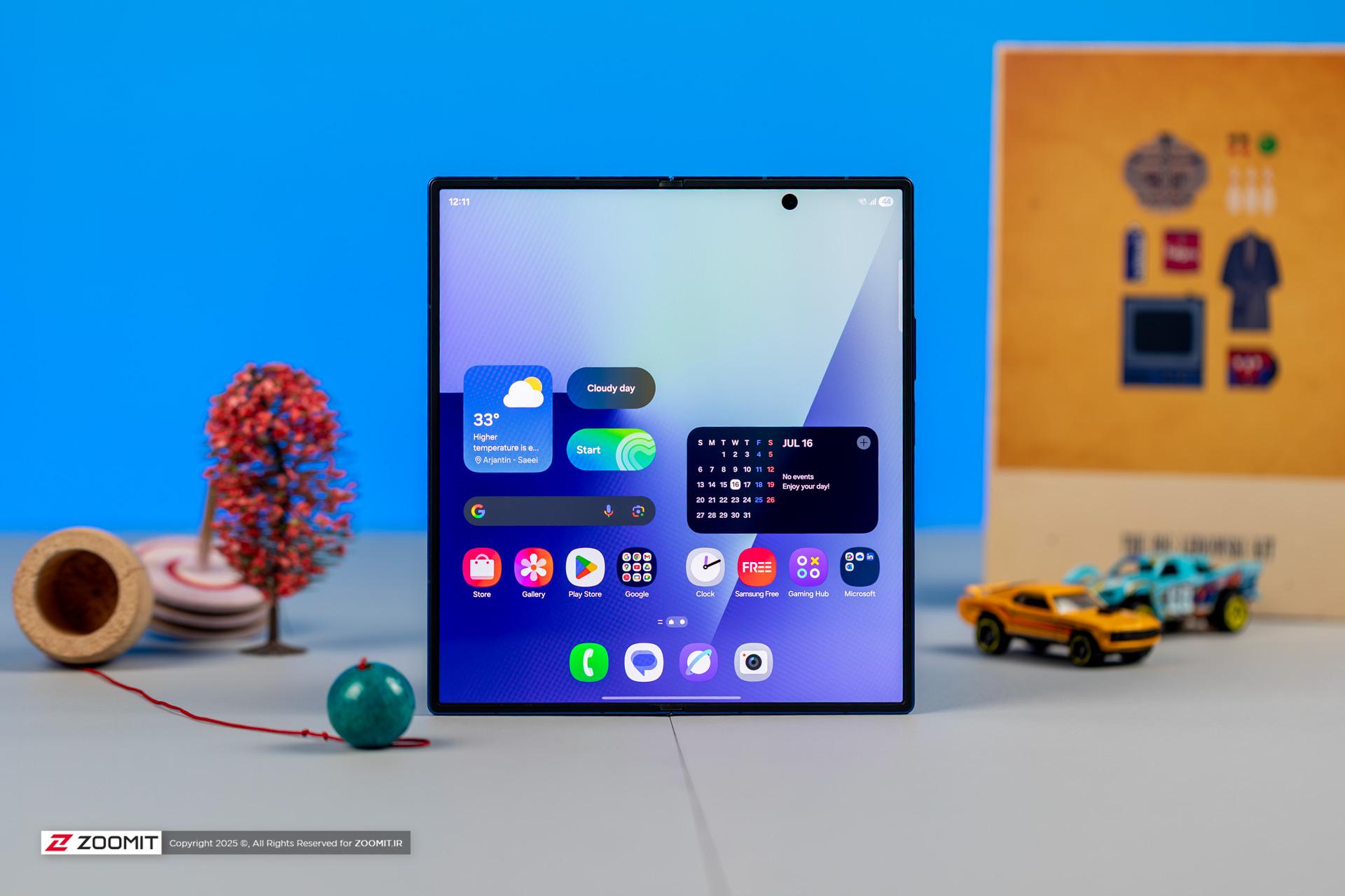 نمایشگر داخلی Galaxy Z Fold7