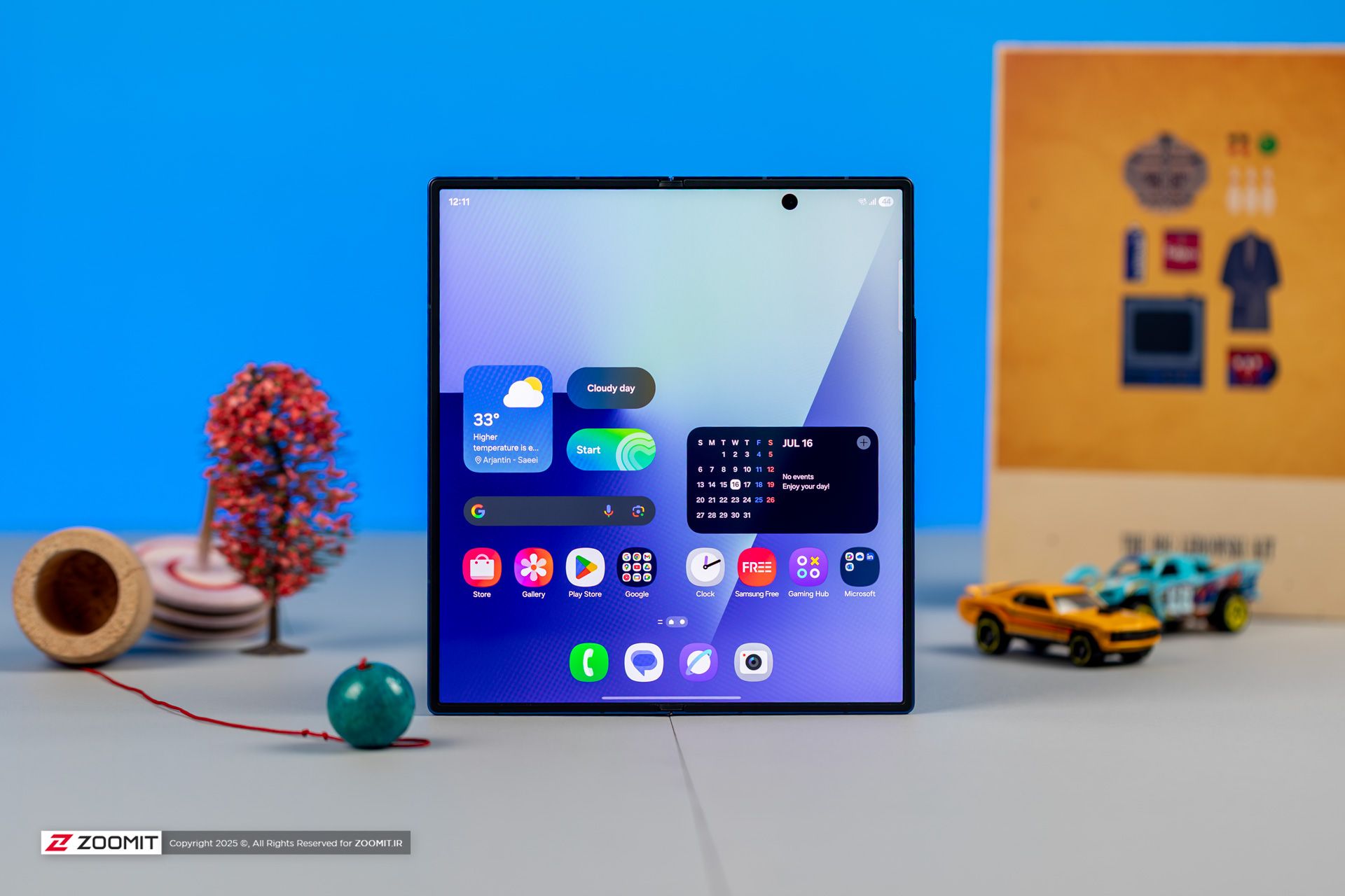 نمایشگر داخلی Galaxy Z Fold7