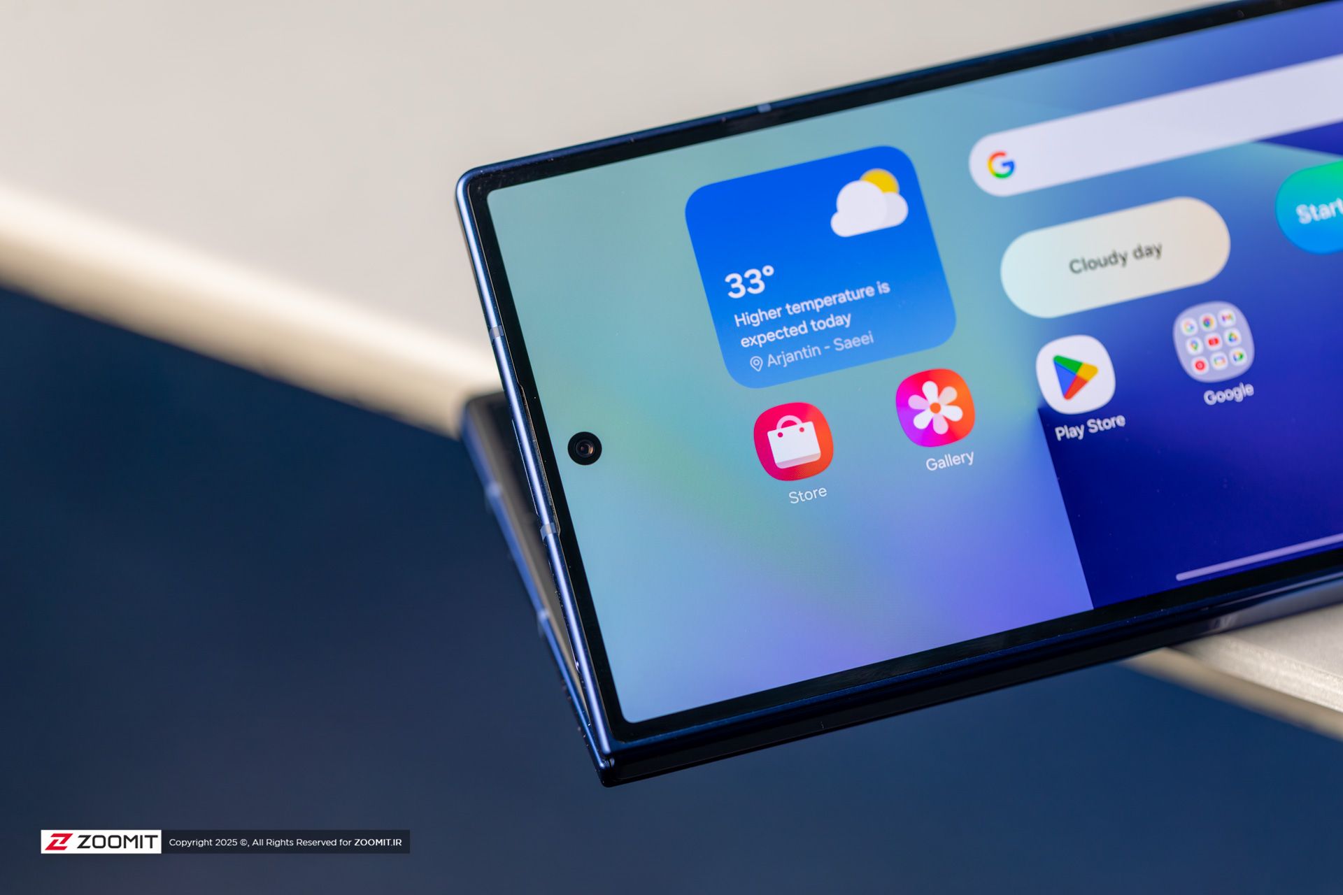 دوربین سلفی Galaxy Z Fold7