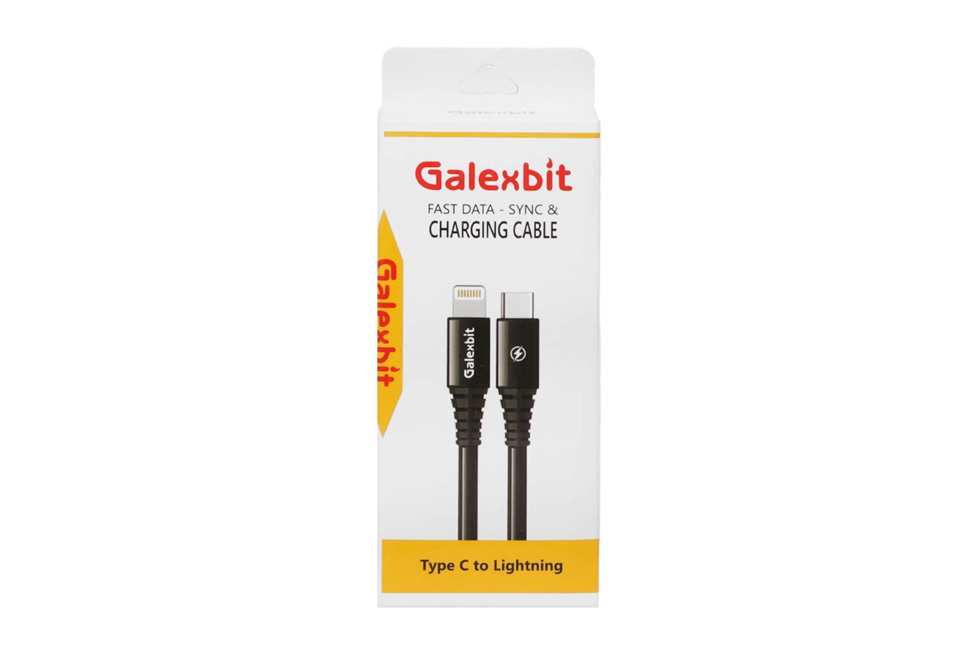 جعبه کابل شارژ USB گلکسبیت Type-C به Lightning با طول 1 متر