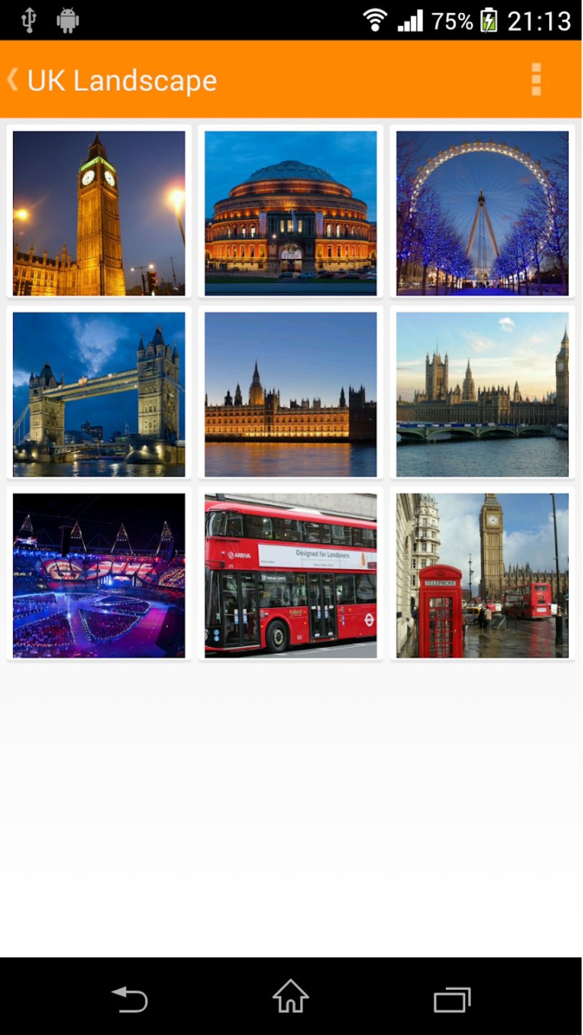 دانلود عکس‌ها در برنامه Gallerify