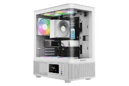 کیس کامپیوتر گیم دیاس ATLAS E2 CG رنگ سفید رنگ سفید