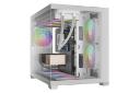 کیس کامپیوتر گیم دیاس AURA GC10M ARGB رنگ سفید