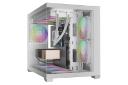 کیس کامپیوتر گیم دیاس AURA GC10M V2 ARGB رنگ سفید