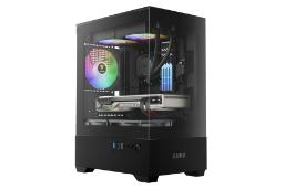 کیس کامپیوتر گیم دیاس AURA GC9M ARGB رنگ مشکی