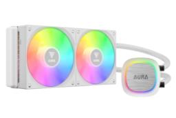 خنک کننده مایع گیم دیاس GAMDIAS AURA GL240 V2 WH