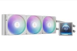 خنک کننده مایع گیم دیاس AURA GL360 LCD WH رنگ سفید