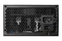 نمای پنل پشت پاور کامپیوتر گیم دیاس AURA GP650 با توان 650 وات با نمایش درگاه و سوییچ برق