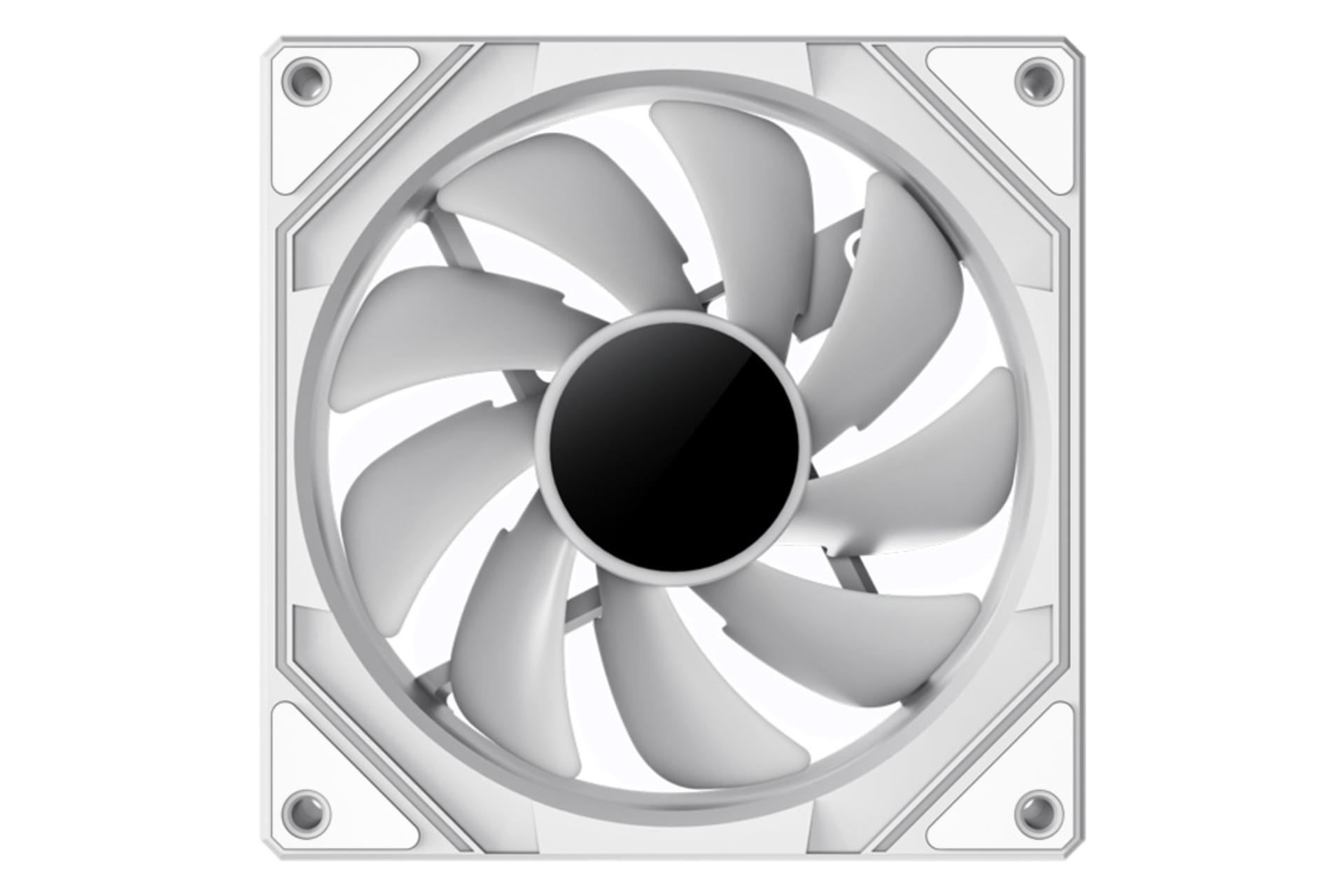 فن کیس گیم‌ مکس GameMax FN12A-S8I-W از نمای روبرو