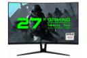 نمای جلو و لوگوی مانیتور گیم مکس 27 اینچ مدل GMX27C144