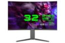 نمای جلو و لوگوی مانیتور گیم مکس 32 اینچ مدل GMX32C165Q