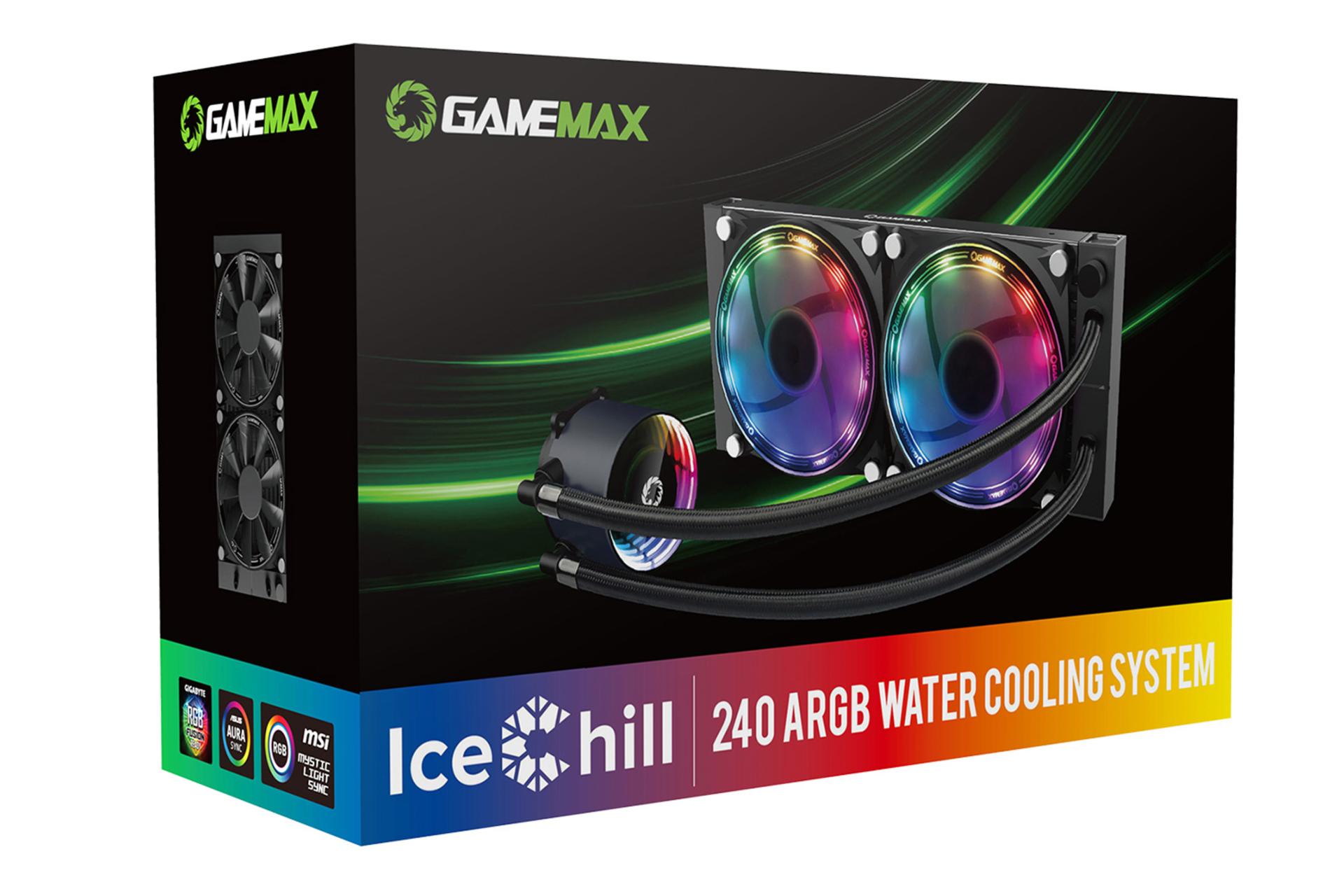 جعبه خنک کننده مایع گیم مکس GAMEMAX Ice Chill 240