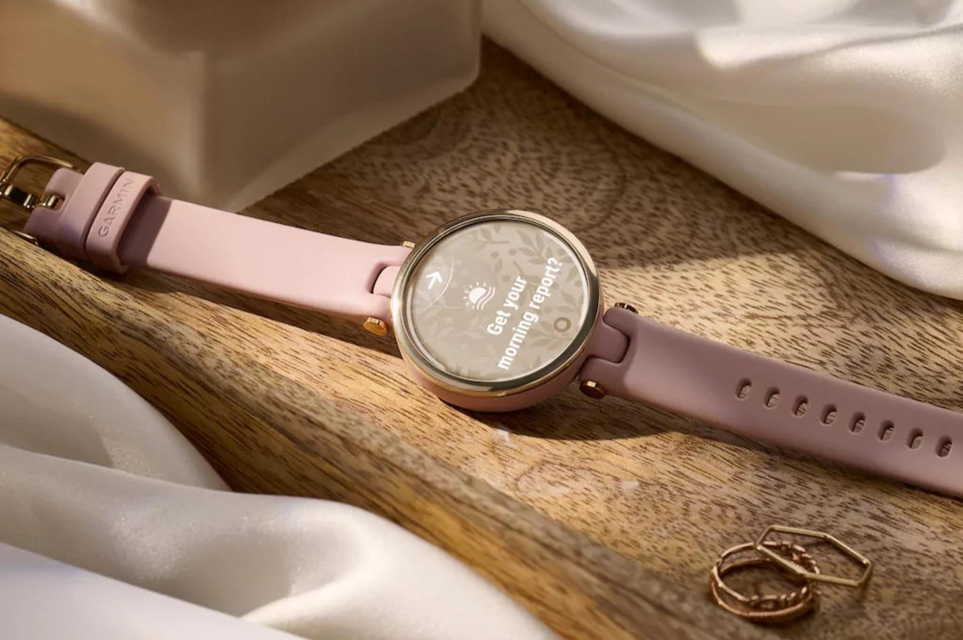 ساعت هوشمند گارمین لیلی در رنگ صورتی 