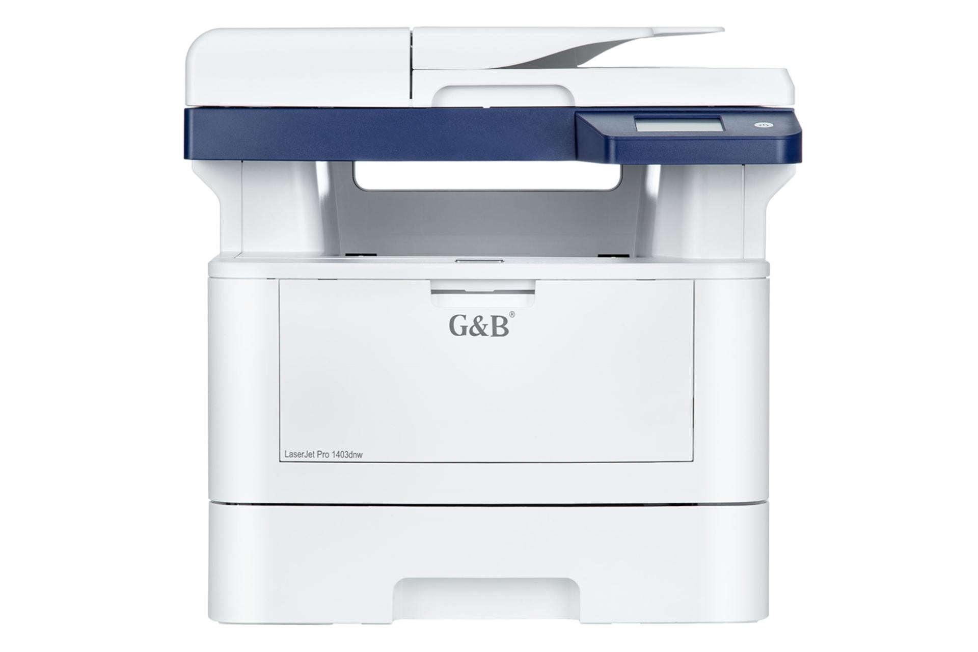 پرینتر جی اند بی 1402dnw نمای جلو