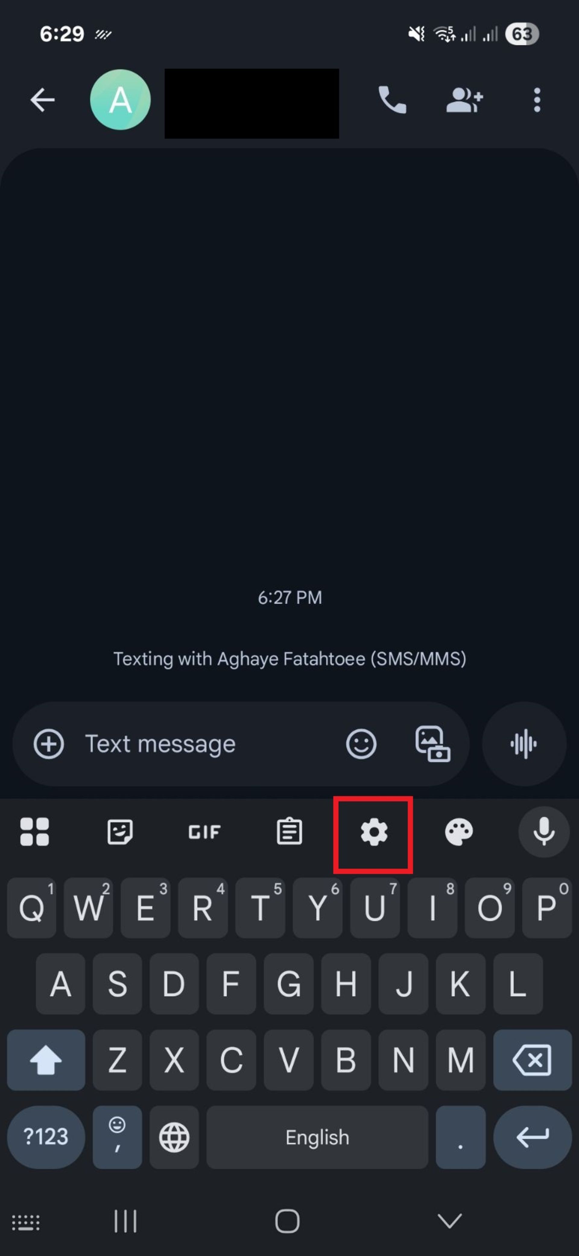 تنظیمات در Gboard