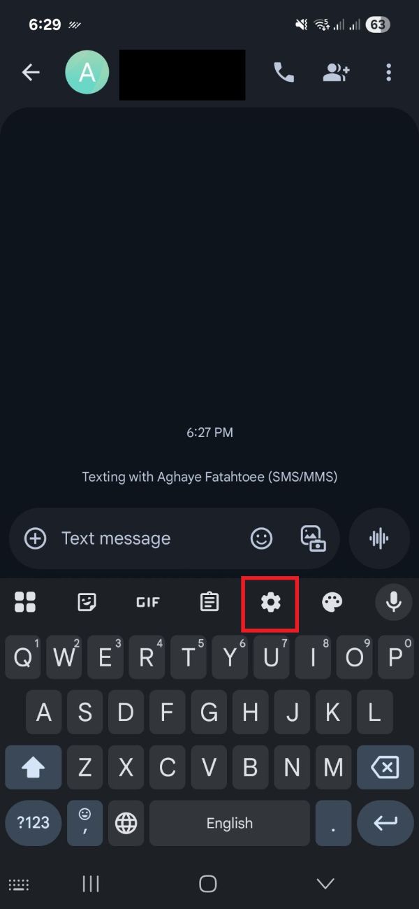 تنظیمات در Gboard