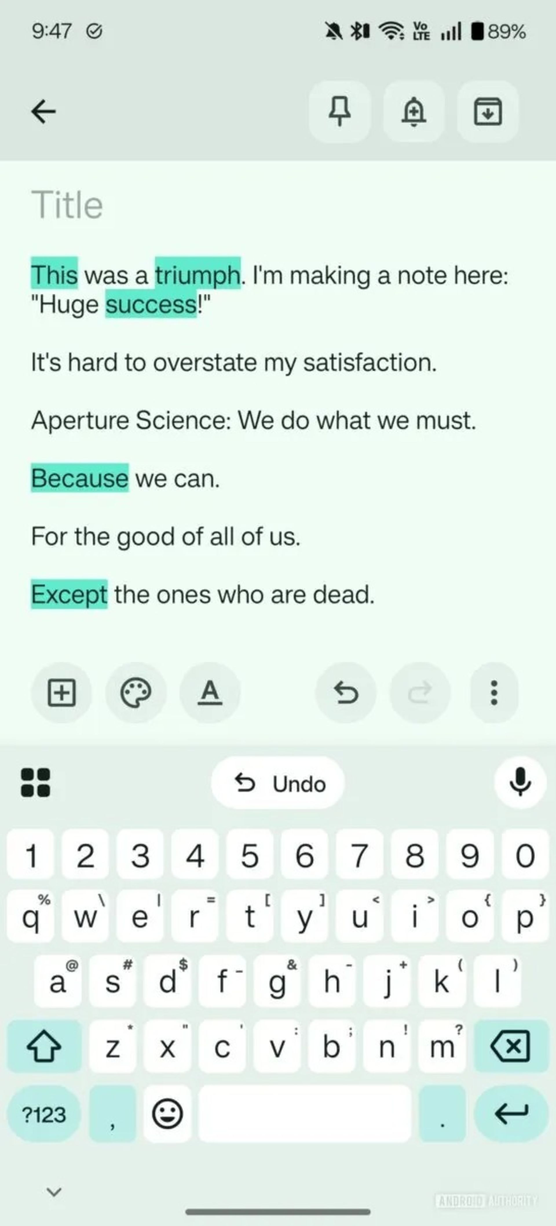  لغو تصحیح خودکار کلمات در کیبورد پیش‌فرض اندروید