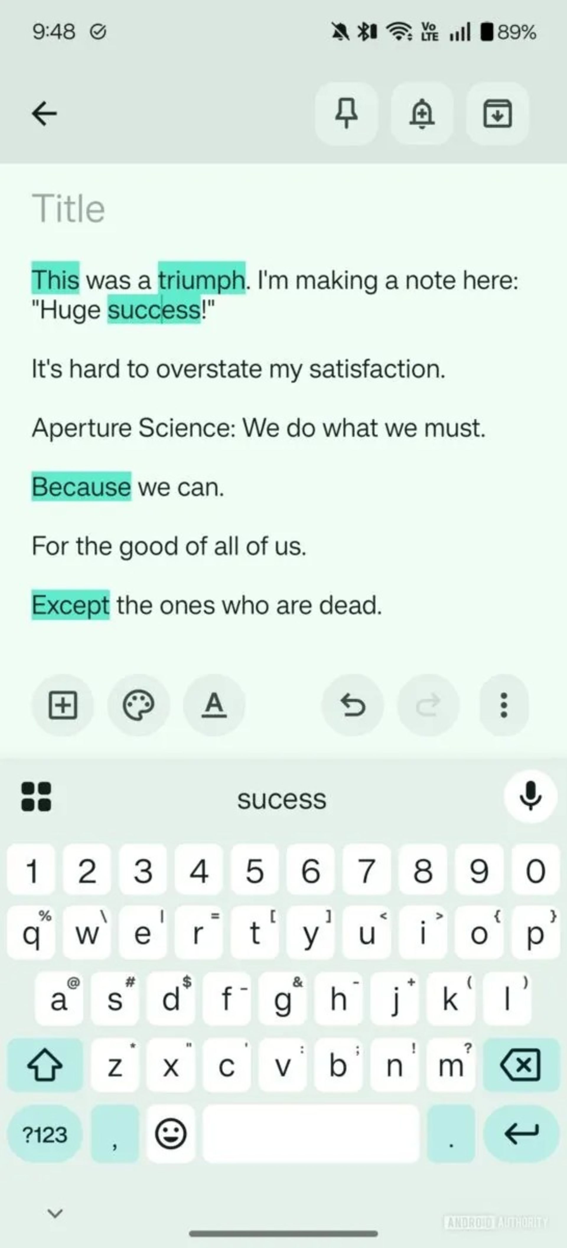  لغو تصحیح خودکار کلمات در کیبورد پیش‌فرض اندروید