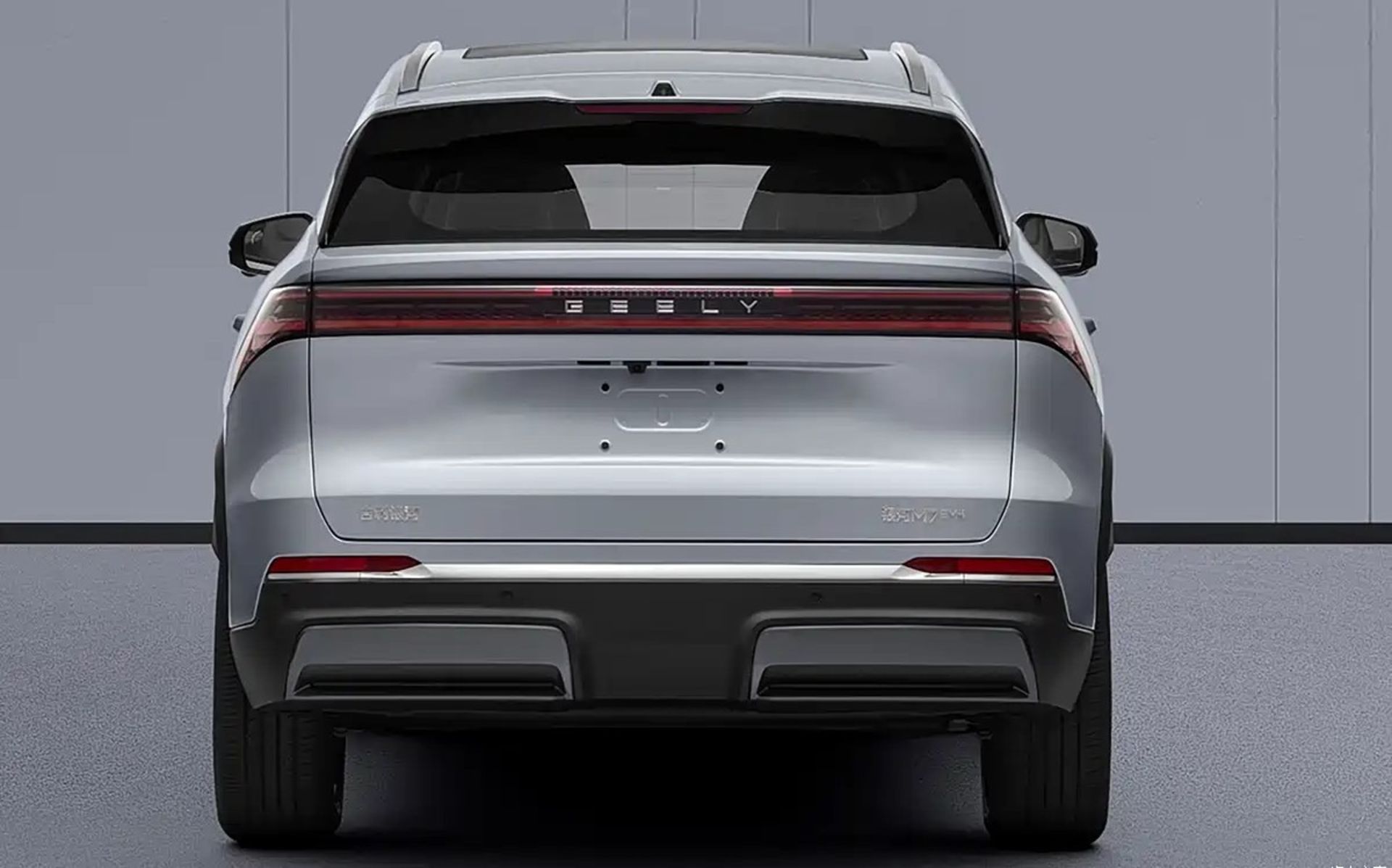 نمای عقب خودرو جیلی گلکسی M7