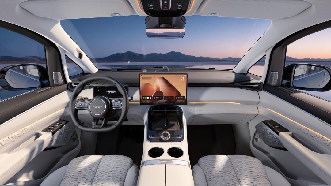 نمای داخل کابین خودرو جیلی گلکسی V900