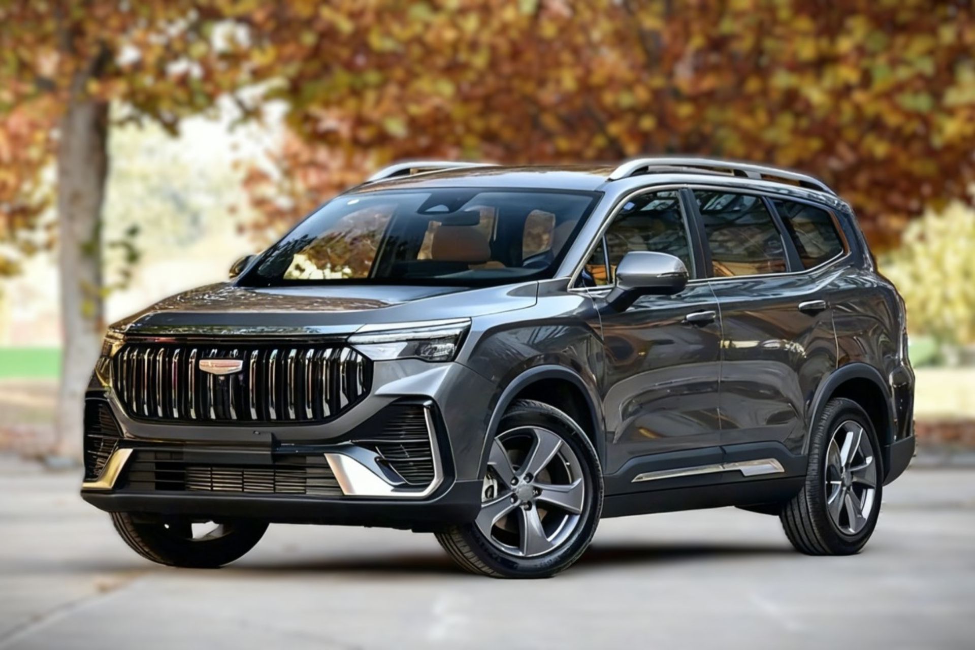 نمای سه‌چهارم جلو خودرو جیلی Haoyuei