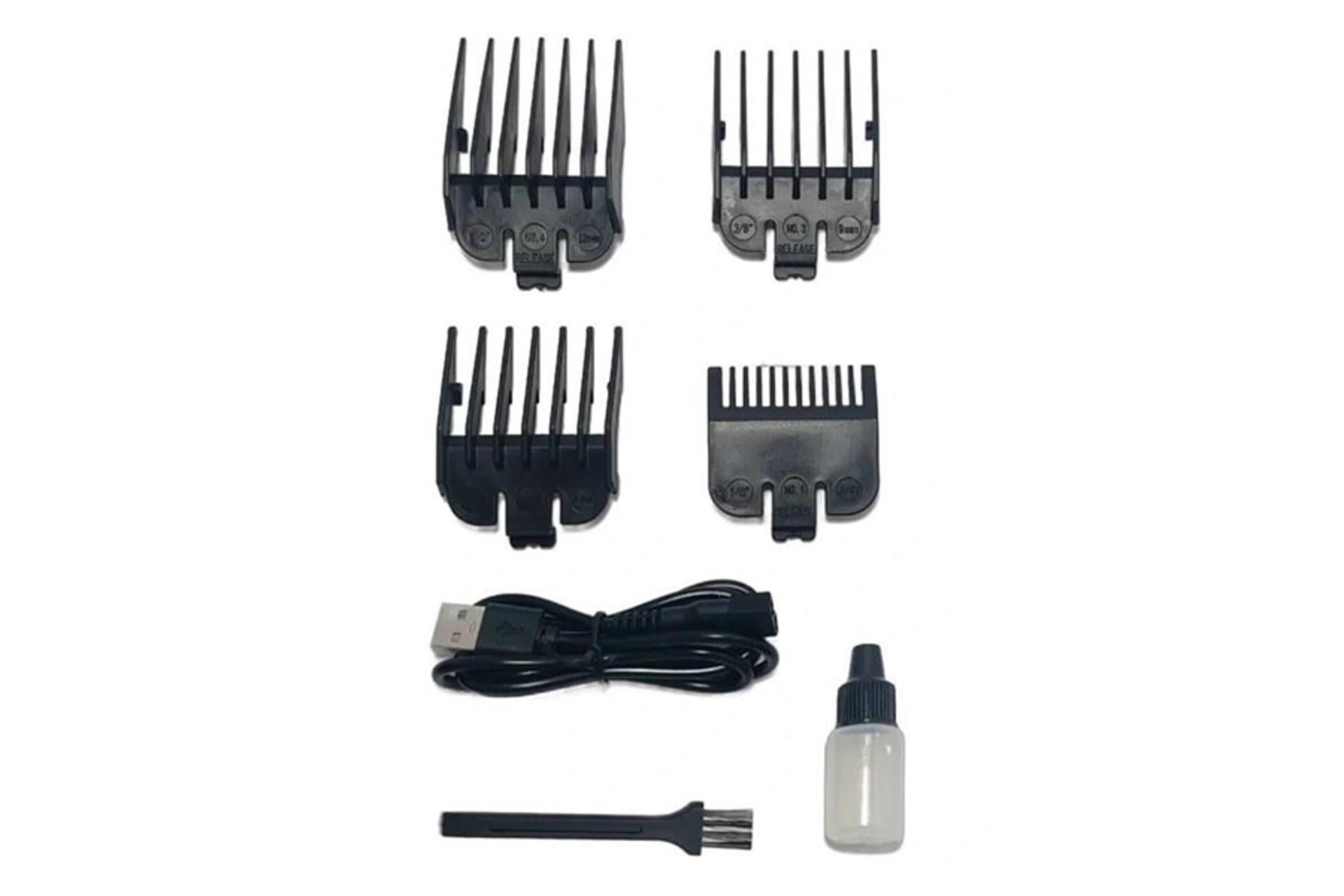 ماشین اصلاح جیمی Geemy GM-6723 لوازم همراه
